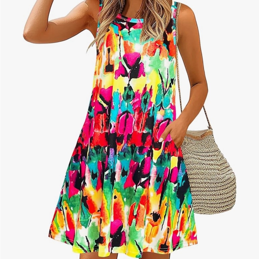 Floral Summer Twirly SunDress